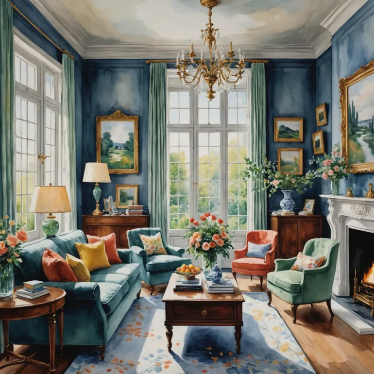 Искусство в вашем интерьере: как картина акварель репродукция и моне картина преобразят ваш дом